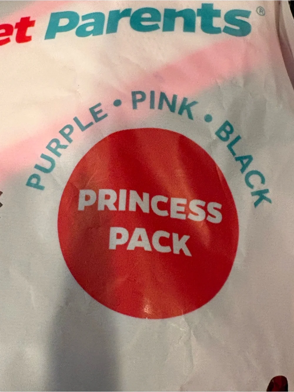 Washable Dog Diapers - Large, Red/Pink (Princess Pack)